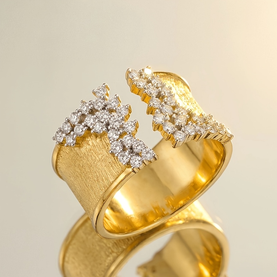 Women's Deluxe Open-End Basic Single Ring, Fine Jewellery